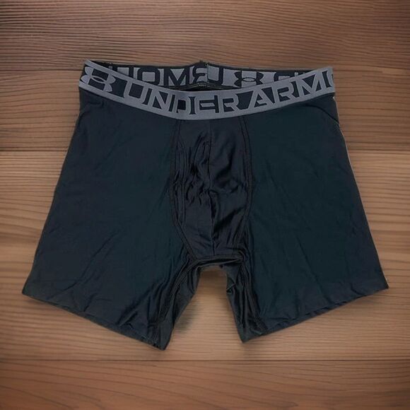 Under Armour Essential Tech Mesh Boxerjock Men’s XL 3 Pack 6” Black - Picture 4 of 8